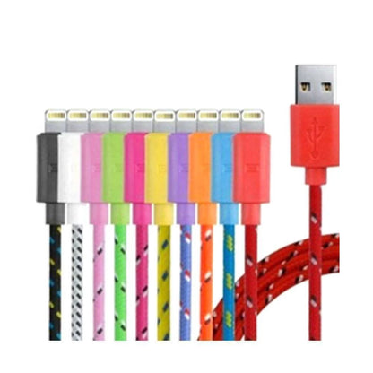 Charging Cable Braided 10 Ft Tangle-Resistant for iPhone & iPod