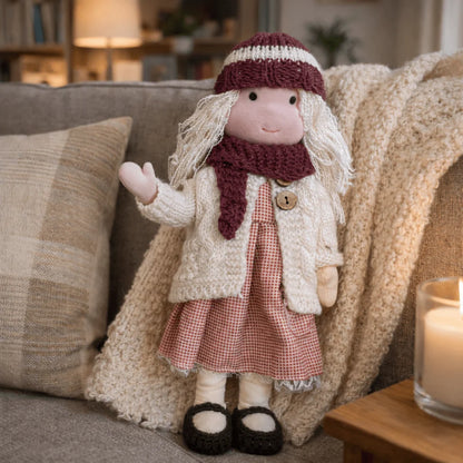 Children's Doll Handmade Cotton Waldorf-Inspired 11 Inch