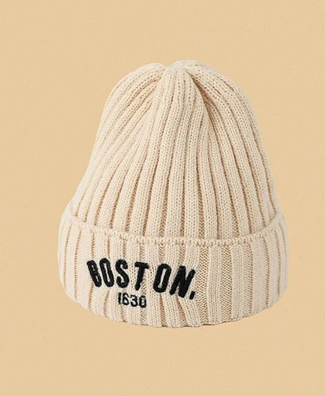 Children's Hat Knitted Foldable Ear Flaps Warm Winter Comfort