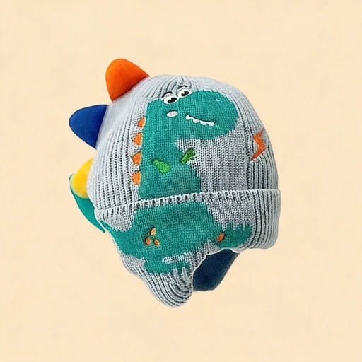 Children's Hat Knitted Foldable Ear Flaps Warm Winter Comfort