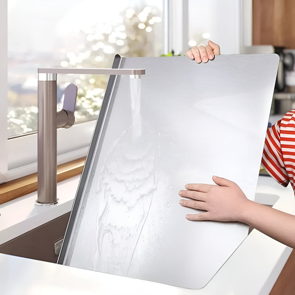 Chopping Board 304 Stainless Steel Non-Slip Hem