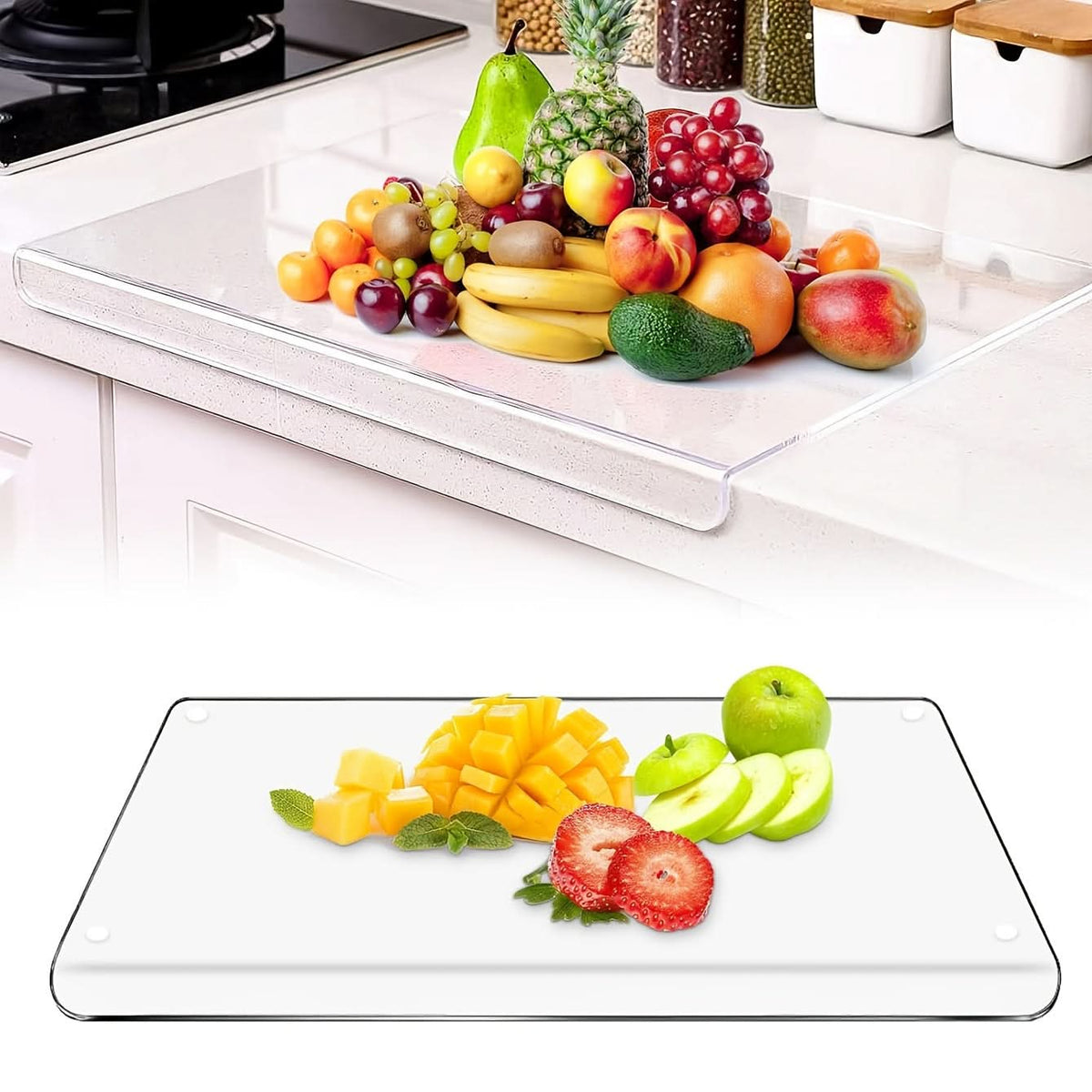 Chopping Board Heavy-Duty Non-Slip Worktop Edge