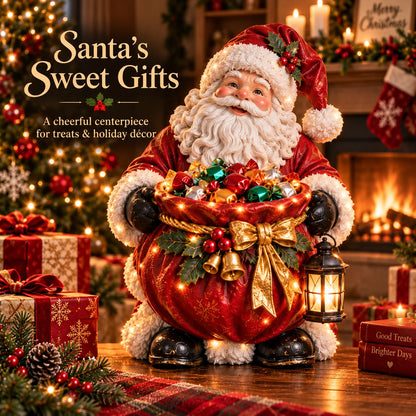Christmas Candy Bowl Lighted Holiday Character Design