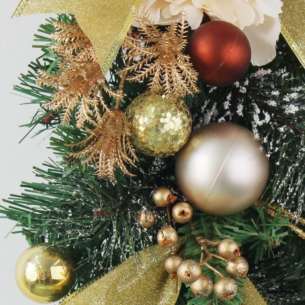 Christmas Garland Artificial Rattan Maintenance-Free Indoor & Outdoor