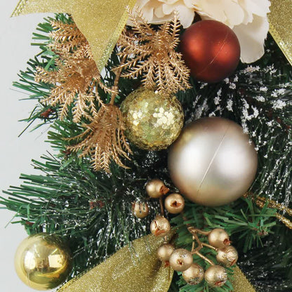 Christmas Garland Artificial Rattan Maintenance-Free Indoor & Outdoor