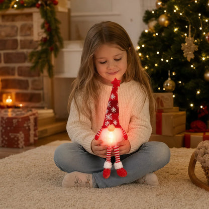 Christmas Gnome Decoration Built-In LED Lighting