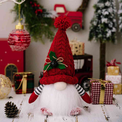 Christmas Gnome Doll Handcrafted Light-Up Plush