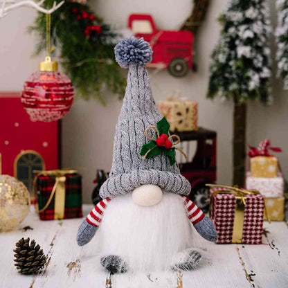 Christmas Gnome Doll Handcrafted Light-Up Plush