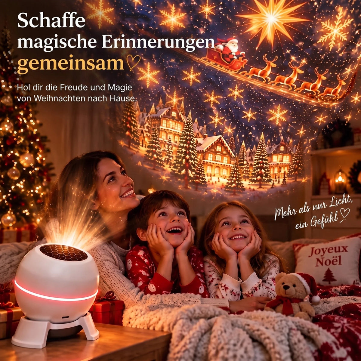 Christmas Light Projector Animated Patterns USB Powered