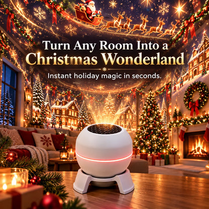 Christmas Light Projector Moving Patterns USB Powered Indoor Decor