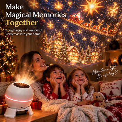 Christmas Light Projector Moving USB-Powered Indoor Decor