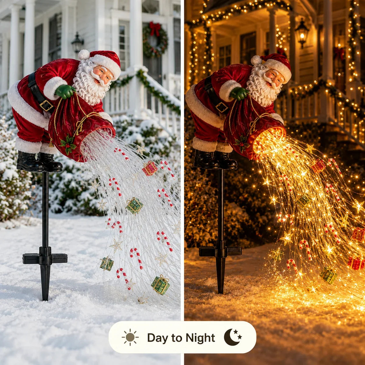 Christmas Light Stake Animated LED Outdoor Decor