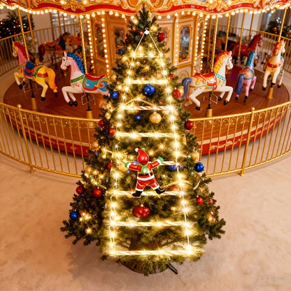 Christmas Lights Climbing Santa USB Powered 8 Modes
