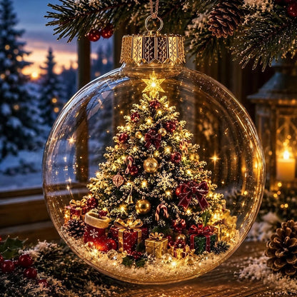 Christmas Ornament Light-Up Multicoloured Festive Design