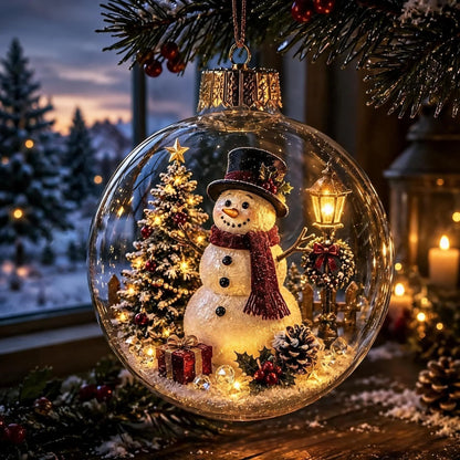Christmas Ornament Light-Up Multicoloured Festive Design