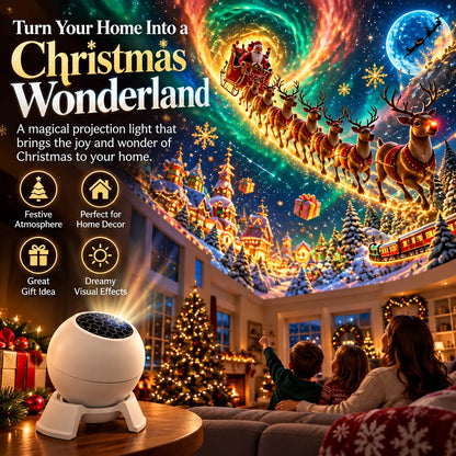 Christmas Projection Light Compact Tabletop Indoor Decor