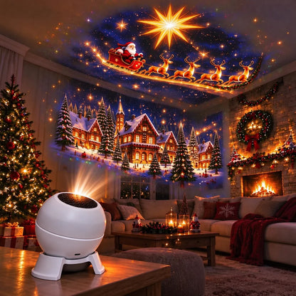 Christmas Projector Light USB Powered Wall & Ceiling Projections
