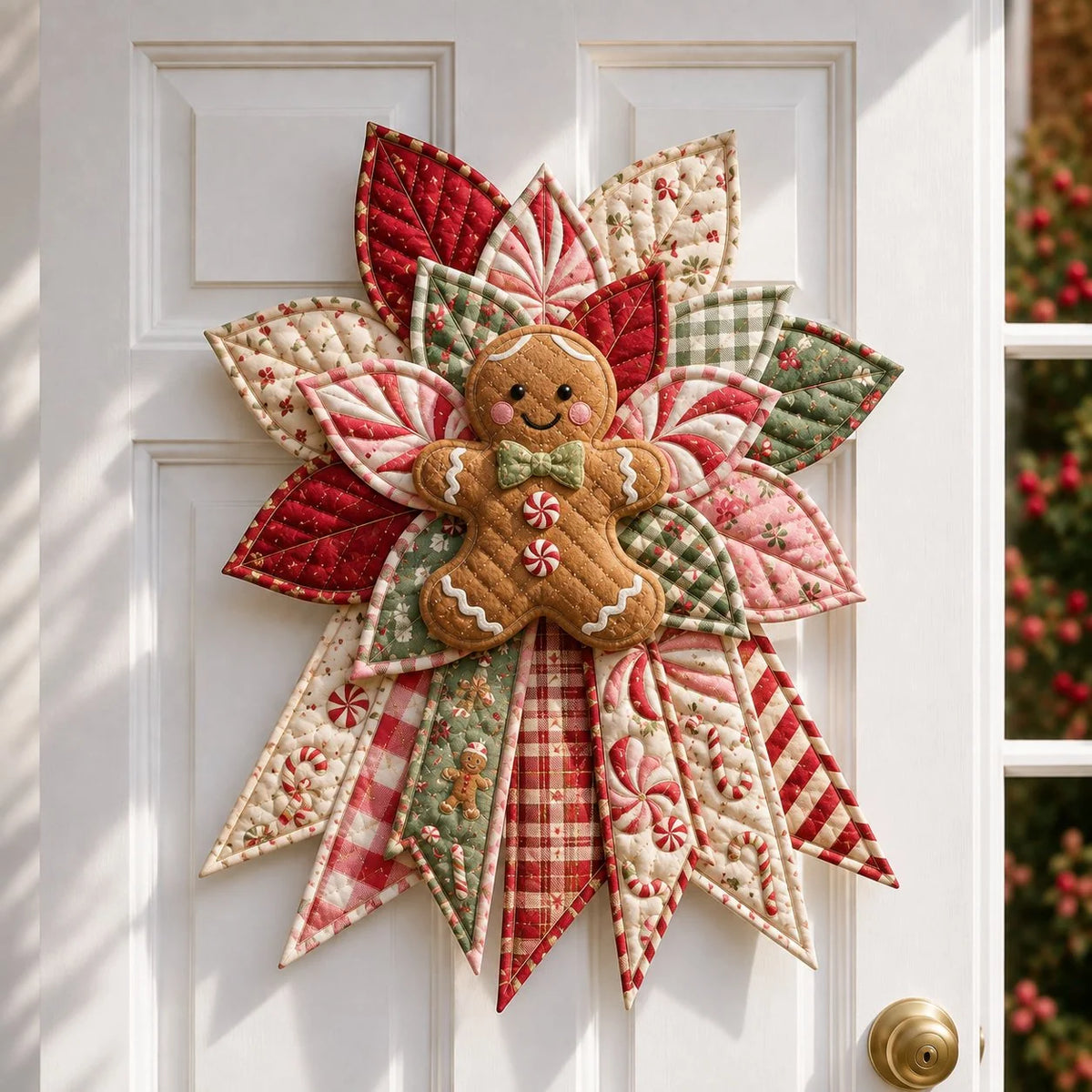 Christmas Sewing Kit Quilted Door Hanging Seven Festive Designs All-Inclusive Materials