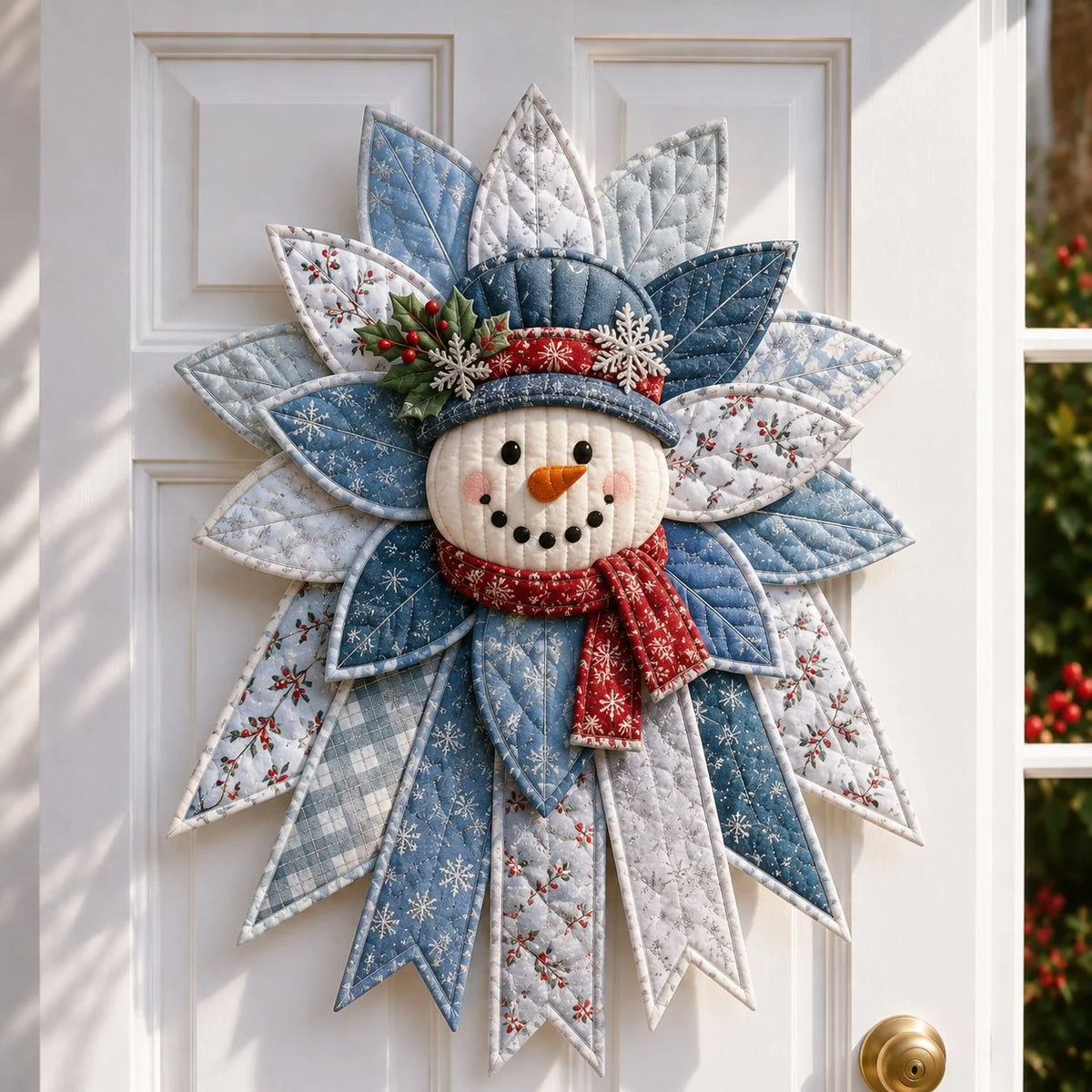 Christmas Sewing Kit Quilted Door Hanging Seven Festive Designs All-Inclusive Materials