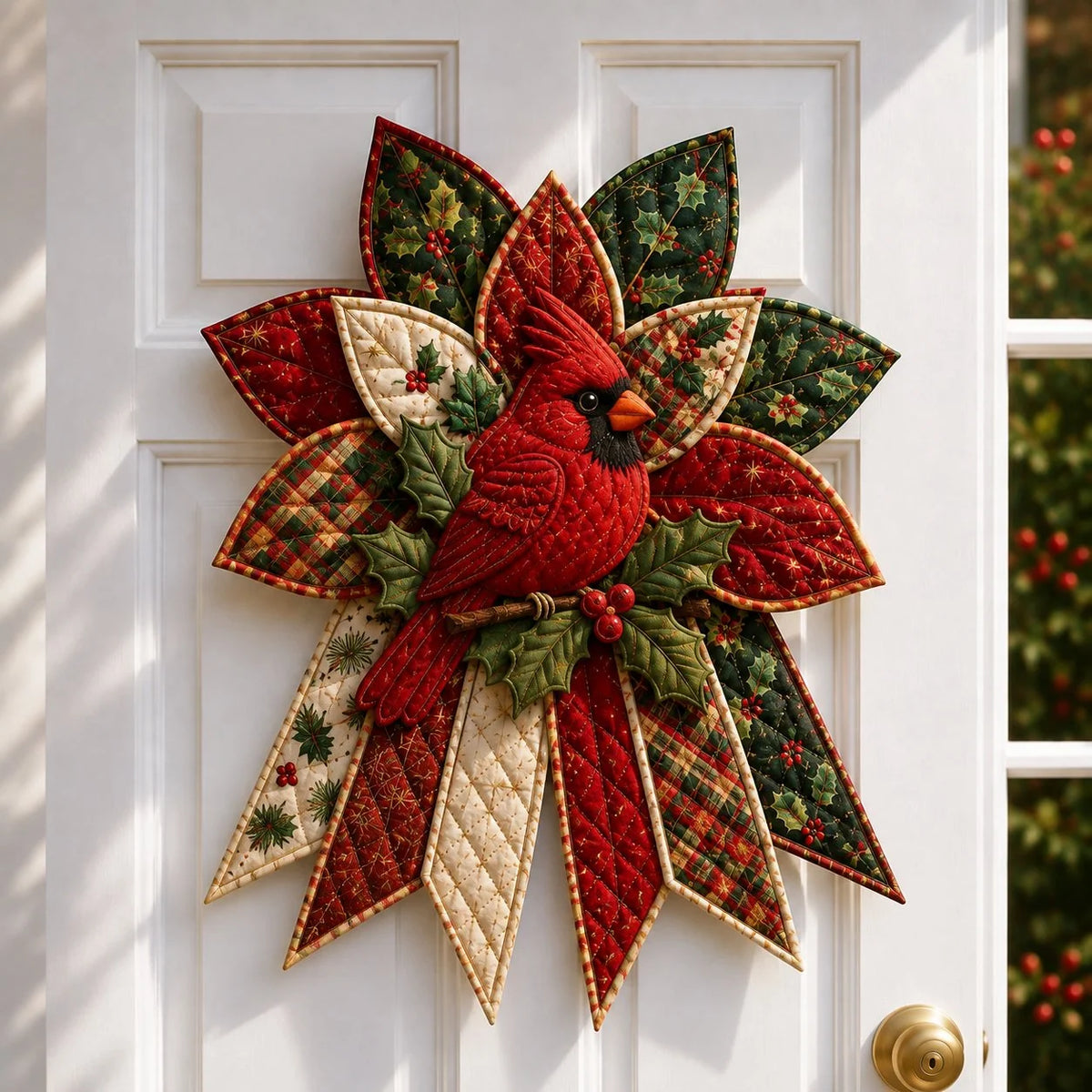Christmas Sewing Kit Quilted Door Hanging Seven Festive Designs All-Inclusive Materials