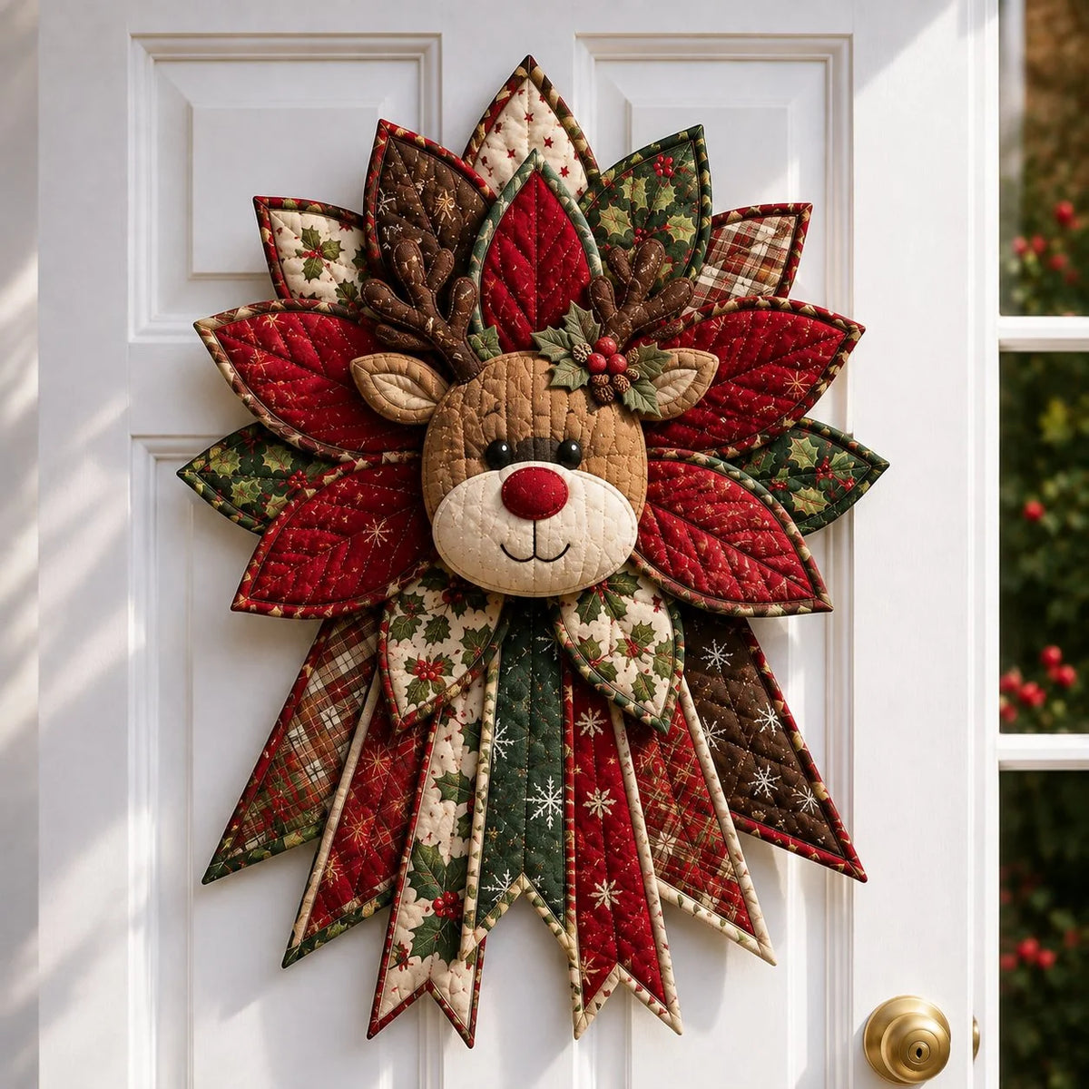 Christmas Sewing Kit Quilted Door Hanging Seven Festive Designs All-Inclusive Materials