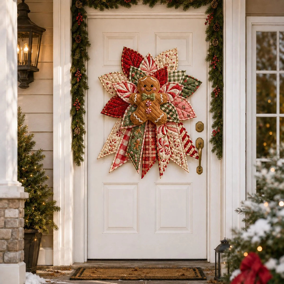 Christmas Sewing Kit Quilted Door Hanging Seven Festive Designs All-Inclusive Materials