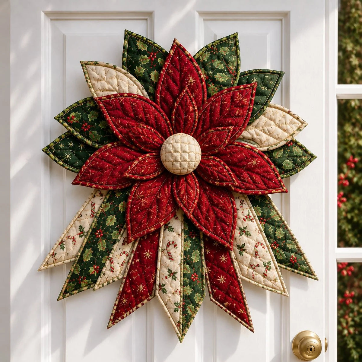 Christmas Sewing Kit Quilted Door Hanging Seven Festive Designs All-Inclusive Materials