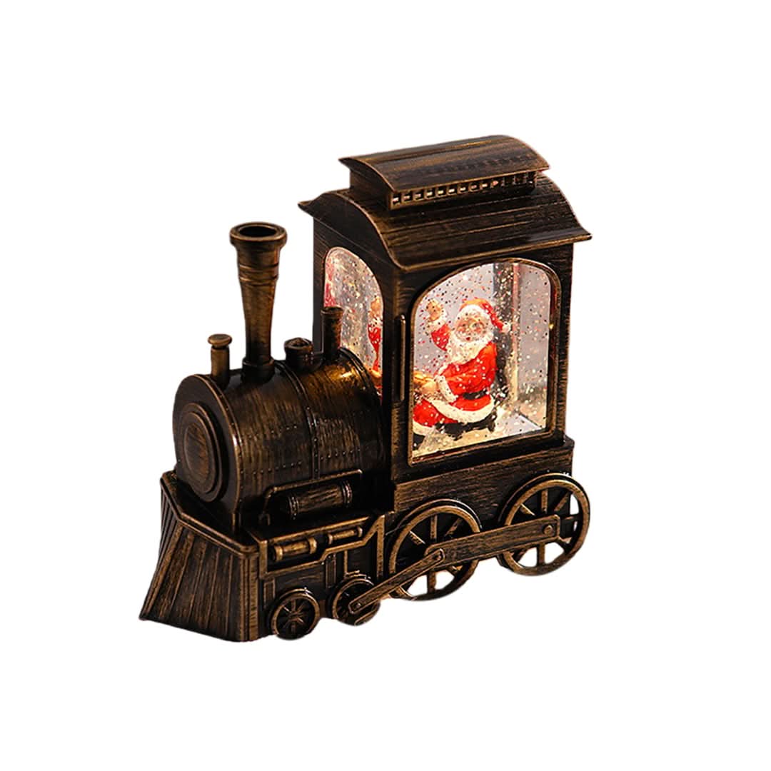 Christmas Train Lamp LED Falling Snow Effect