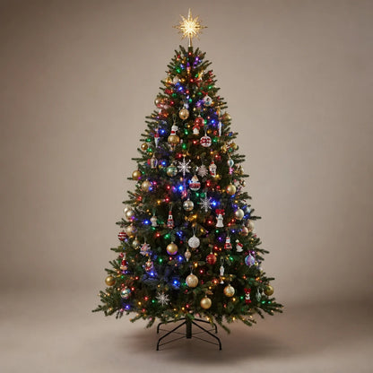 Christmas Tree Pre-Decorated & Pre-Lit Foldable