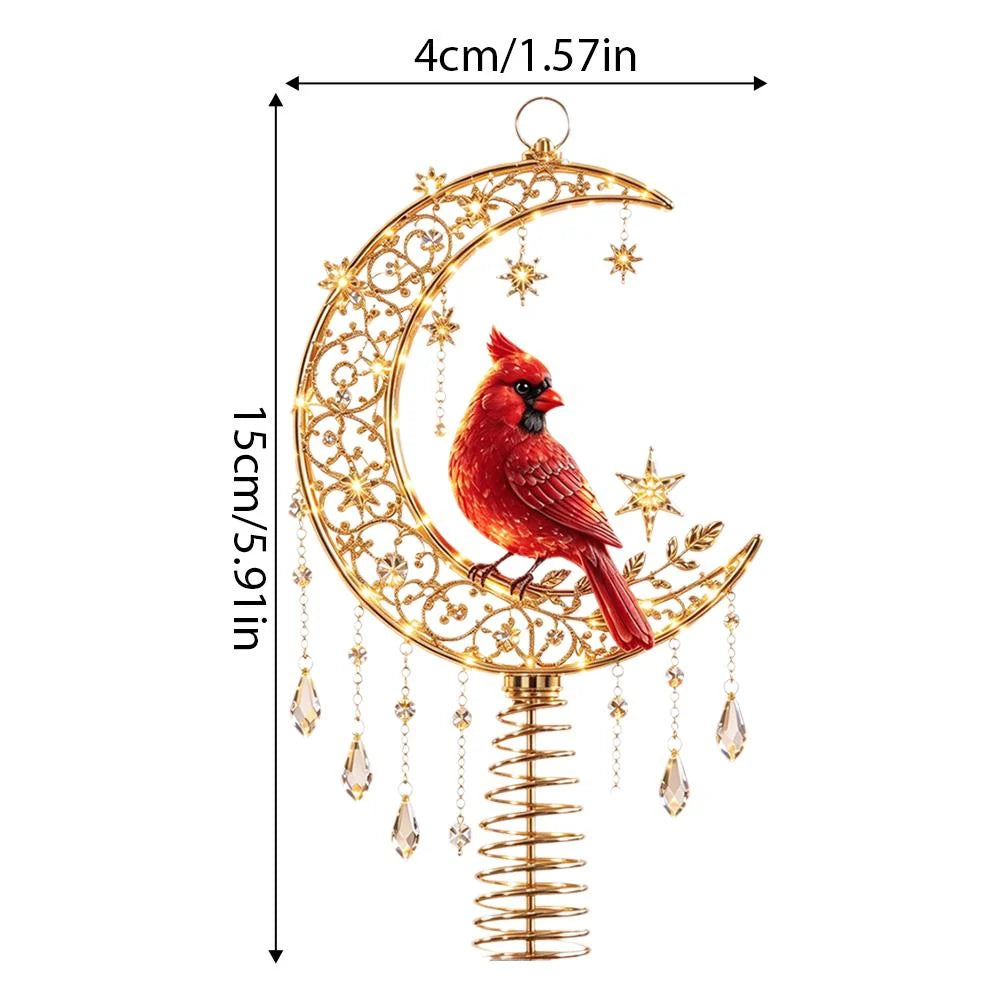 Christmas Tree Topper Illuminated Warm Glow 5.9 Inch