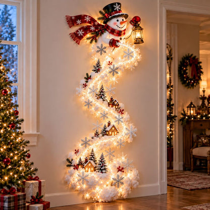 Christmas Wall Light Warm Glow Whimsical Design