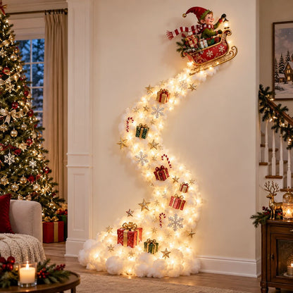 Christmas Wall Light Warm Glow Whimsical Design