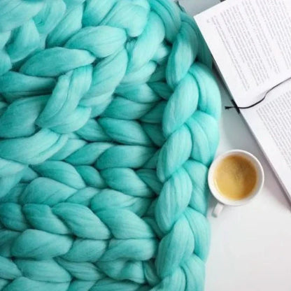 Chunky Wool Yarn Soft Fluffy Texture