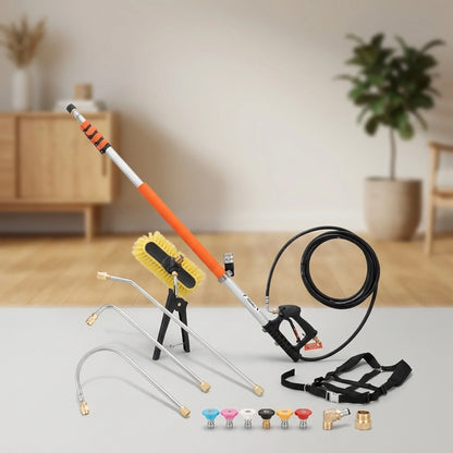 Cleaning Lance Telescopic Aluminum 21-Ft Reach With Attachments