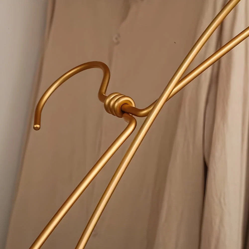 Clothes Hanger Set Extra-Wide Aluminum Rust-Resistant 6-Piece