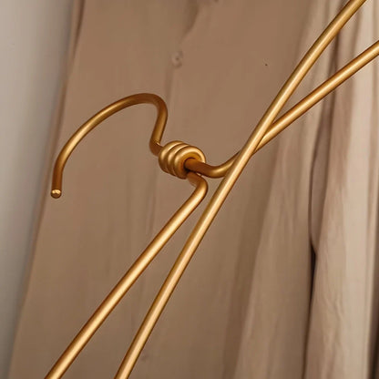 Clothes Hanger Set Extra-Wide Aluminum Rust-Resistant 6-Piece