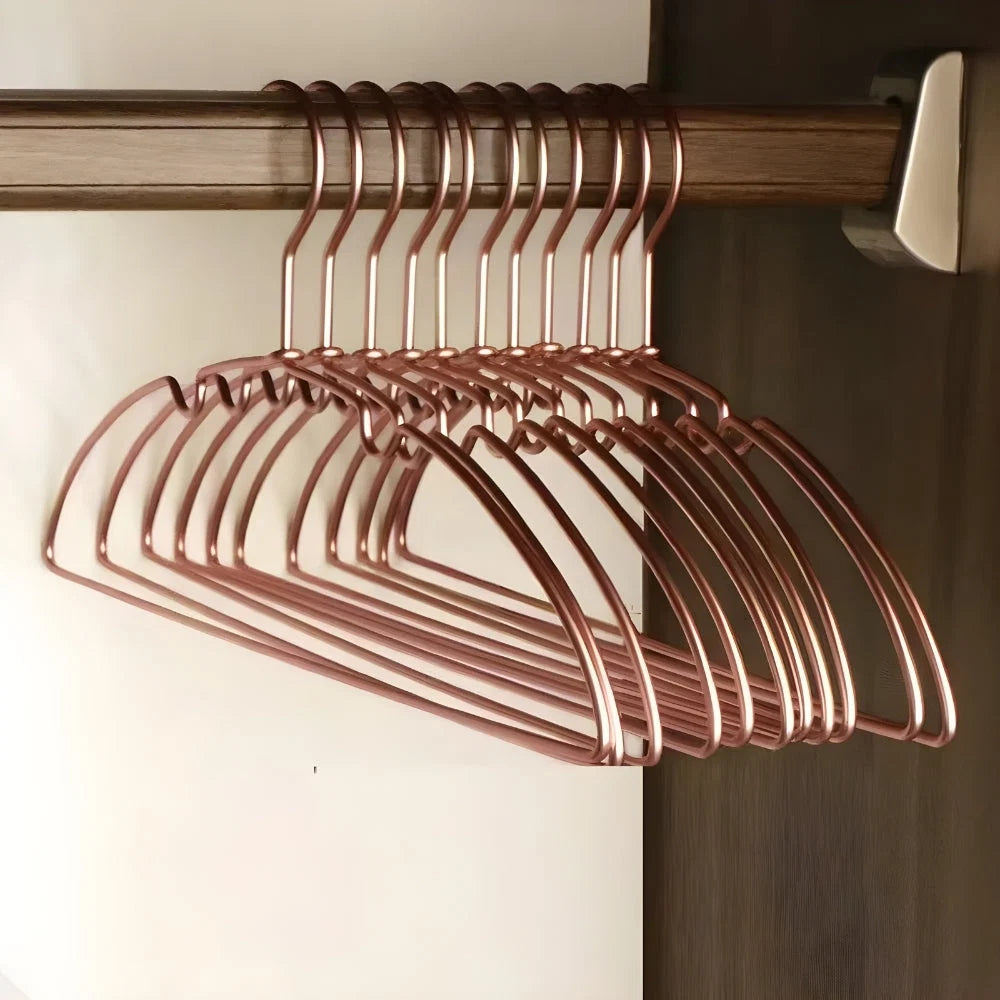 Clothes Hangers Aluminum Seamless & Anti-Slip