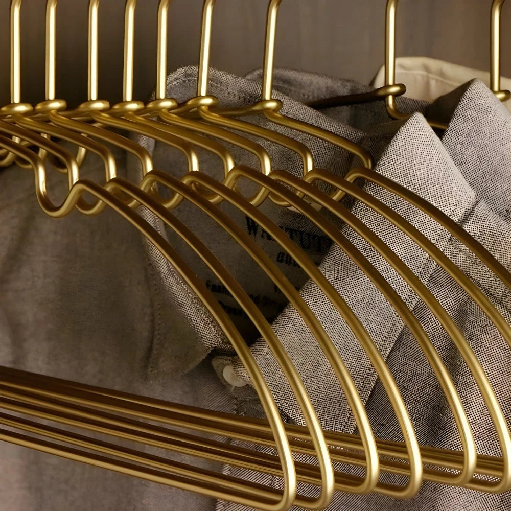 Clothes Hangers Aluminum Seamless & Anti-Slip