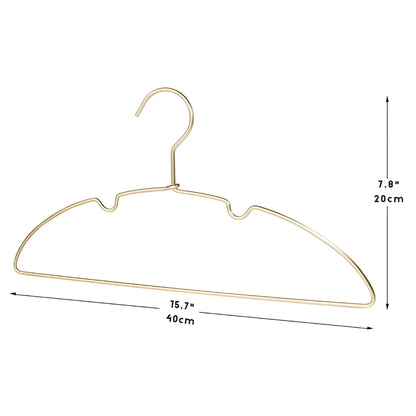 Clothes Hangers Aluminum Seamless & Anti-Slip
