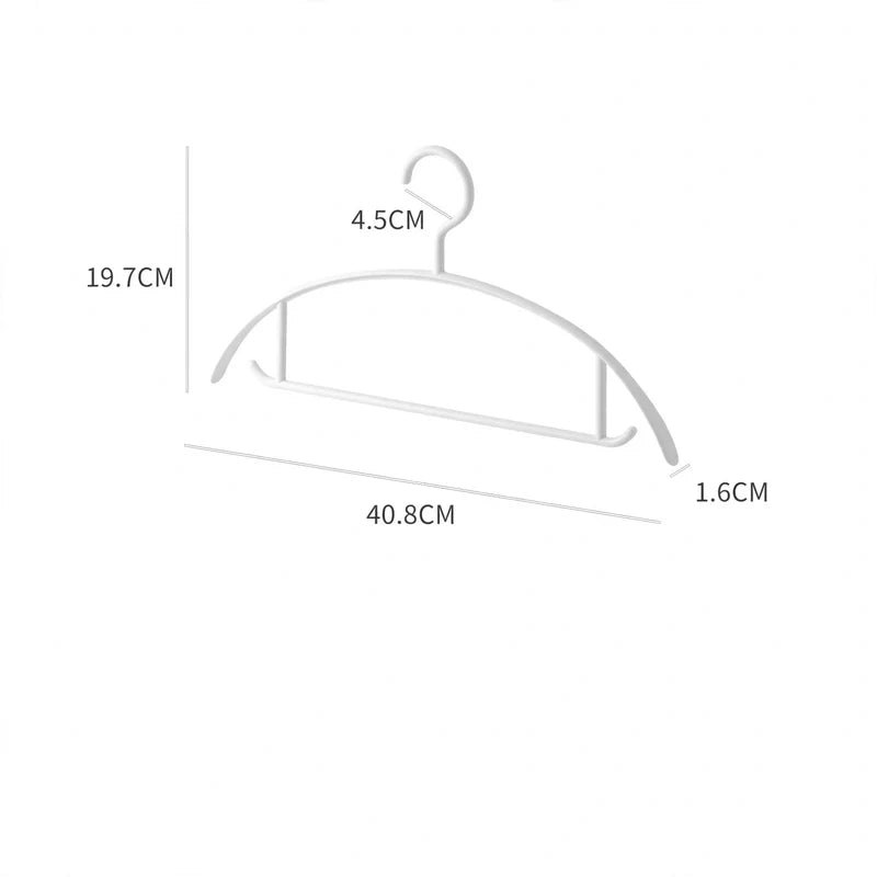 Clothes Hangers Non-Slip Wide Shoulder Set of 10