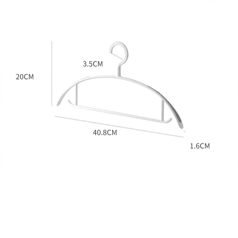 Clothes Hangers Non-Slip Wide Shoulder Set of 10