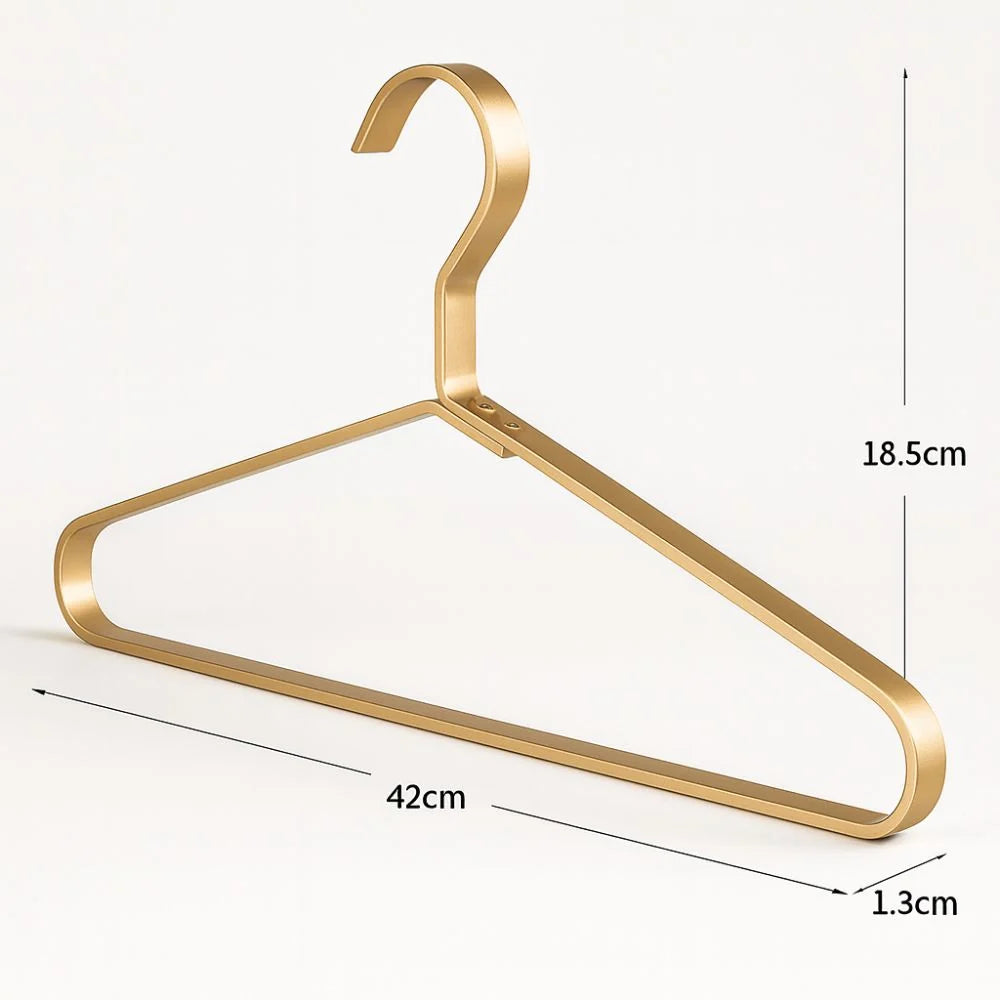 Clothes Hangers Slim Aluminum Alloy Non-Slip Sturdy Frame