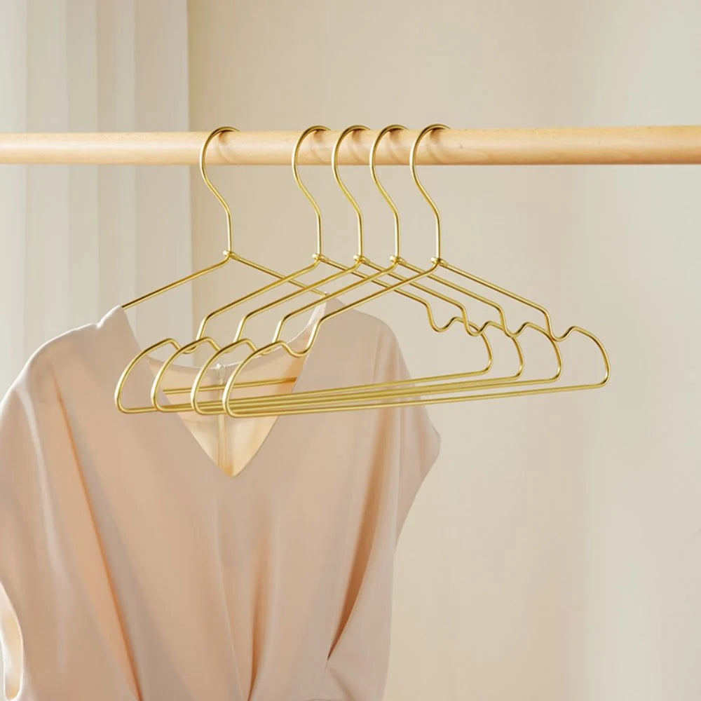 Clothes Hangers Slim Aluminum Non-Slip Set of 12