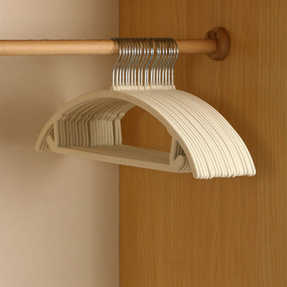 Clothes Hangers Slimline Velvet Non-Slip Steel Hooks
