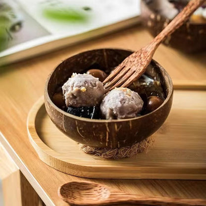 Coconut Bowl Handcrafted Polished Eco-Friendly