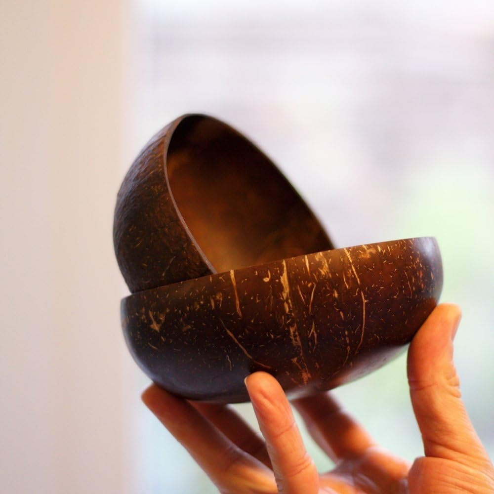 Coconut Bowl Handcrafted Polished Eco-Friendly