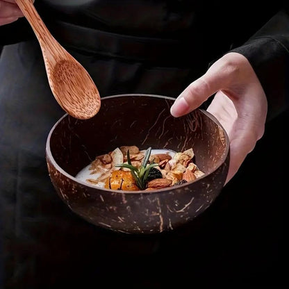 Coconut Bowl Handcrafted Polished Eco-Friendly