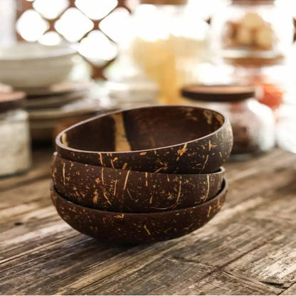 Coconut Bowl Handcrafted Polished Eco-Friendly