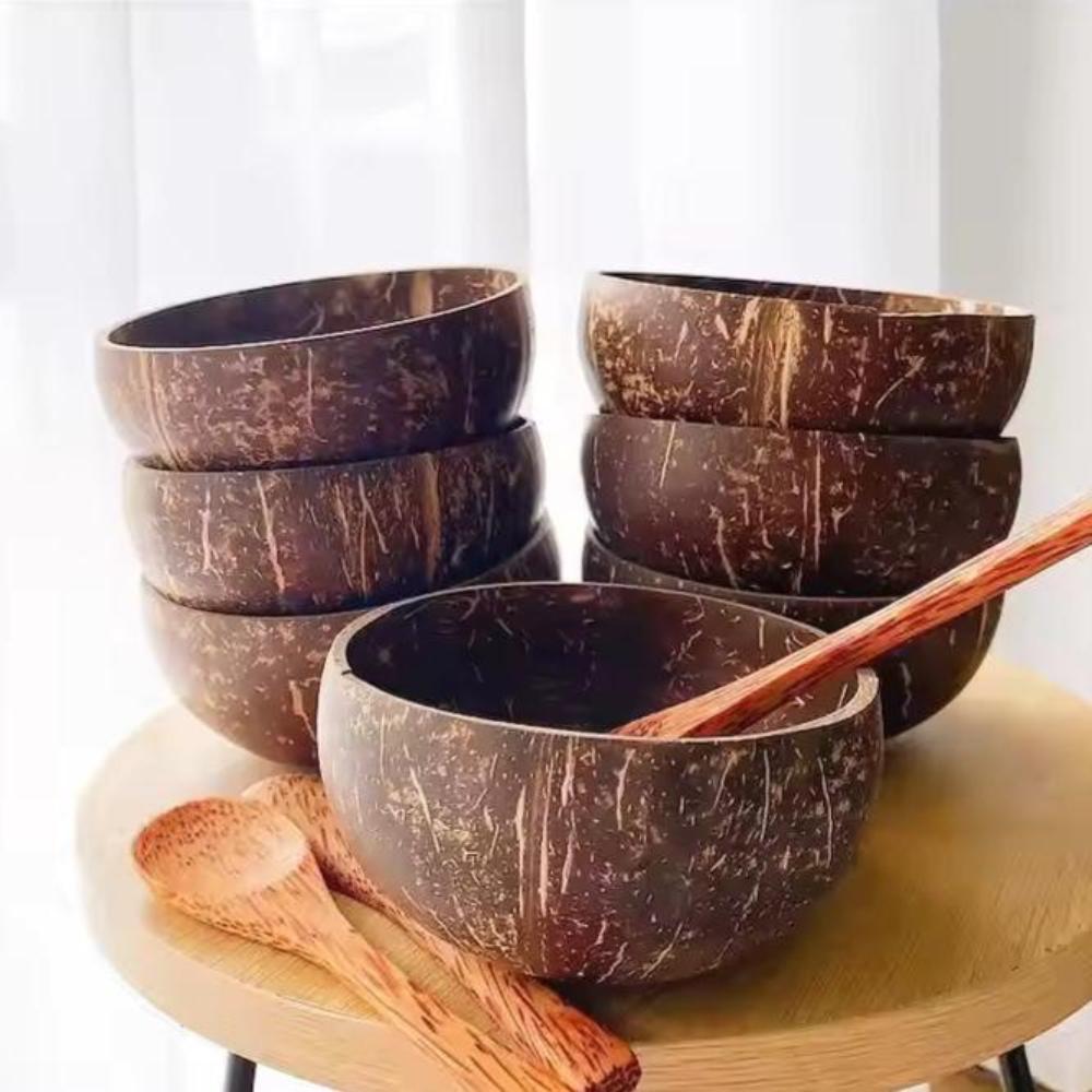 Coconut Bowl Handcrafted Polished Eco-Friendly