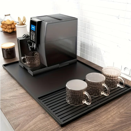 Coffee Bar Mat Silicone Drainage & Heat-Resistant